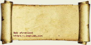 Snežana Vidaković vizit kartica